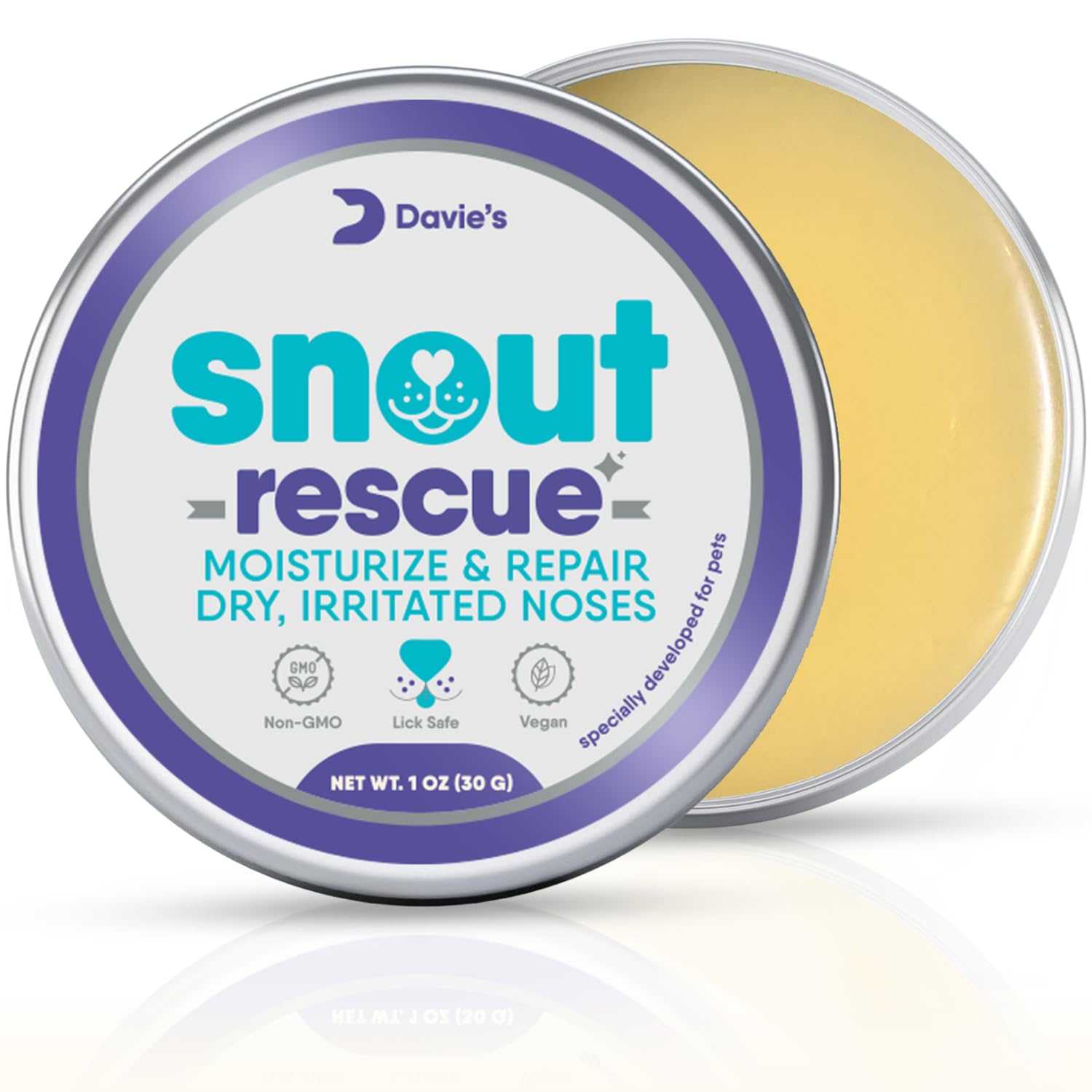 Davie's Snout Rescue - All-Natural Nose & Paw Balm for Dogs and Cats