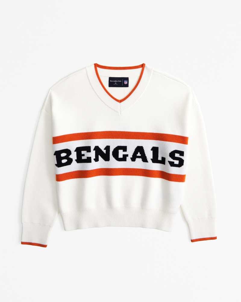 Cincinnati Bengals LuxeLoft V-Neck Sweater