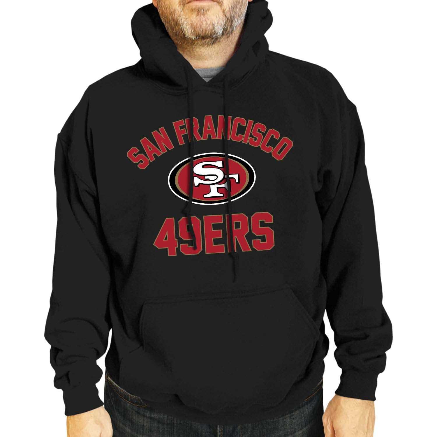 Team Fan Apparel NFL Adult Gameday Hooded Sweatshirt - Poly Fleece Cotton Blend 